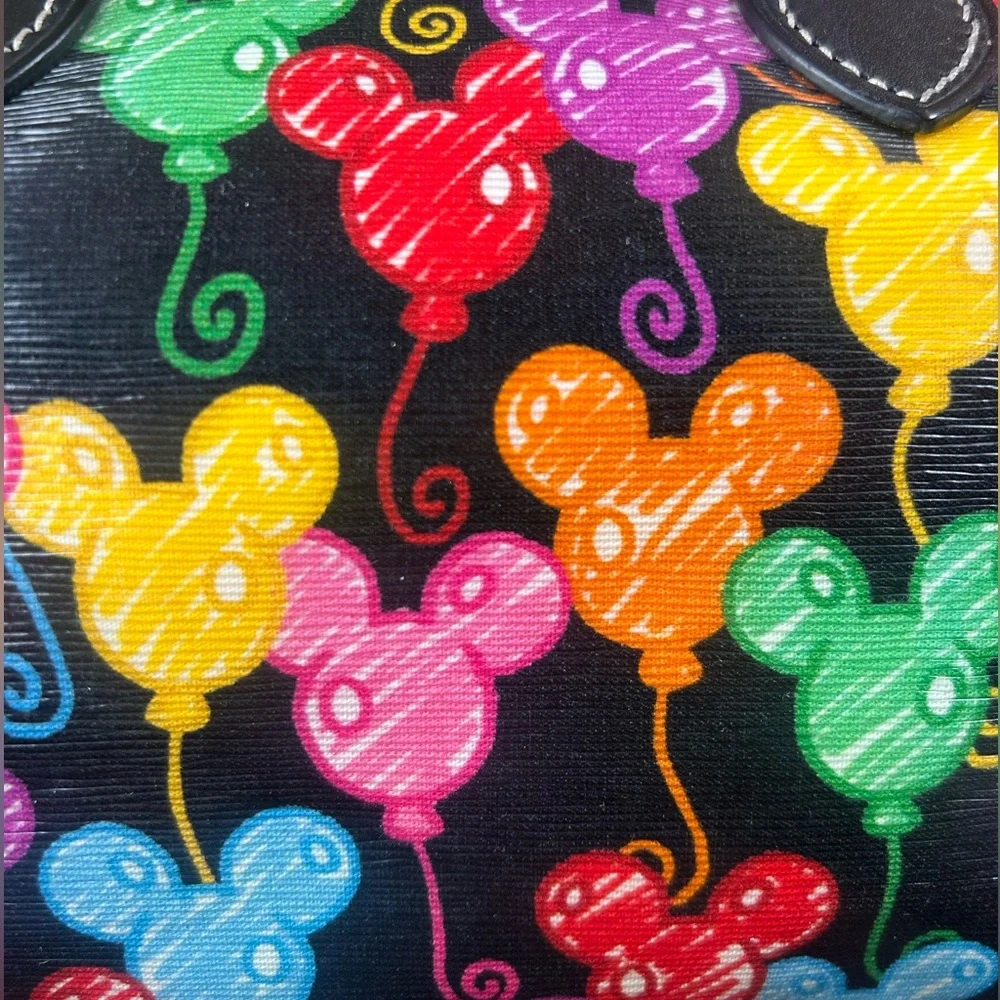 Retired Dooney & Bourke Disney Parks 10th Anniversary Mickey Balloons Satchel - Picture 15 of 16